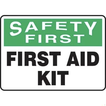 Accuform OSHA SAFETY FIRST SAFETY SIGN FIRST MFSD900XP MFSD900XP